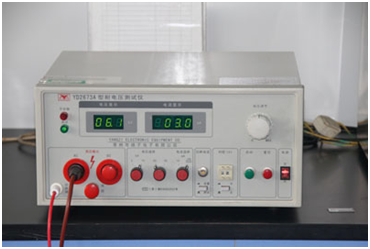 Insulation volume resistivity test