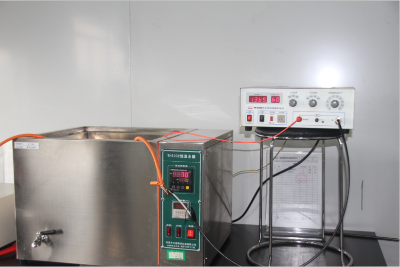 Insulation volume resistivity test