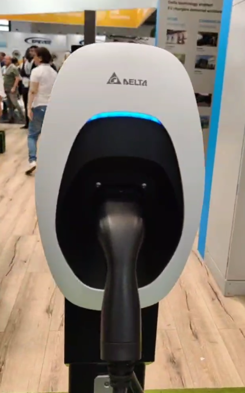 DELTA AC charging station using OMG EV CABLE