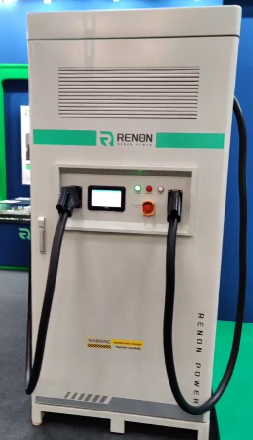 RENON POWER Charging station using OMG electric car cable